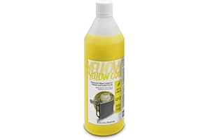 ErrecHome Yellow Cool, líquido para radiador amarillo fluorescente -20°C, anticongelante G12 con paquete inhibidor de base orgánica OAT, listo para usar, 1 litro