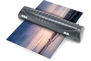 AVETIC Plastifieuse Pro A3 A4 A5 A6 jusqu’à 2 x125 microns Plastification Rapide pour la Maison ou au Bureau