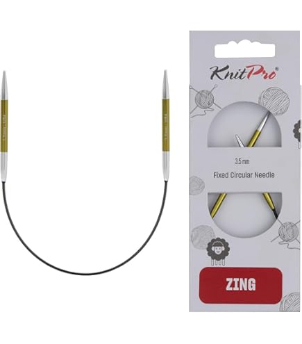 Ferri Da Maglia Circolari KnitPro Zing - 22,5 Cm X 2,5 Mm Per Lavori A Maglia Precisi - Foto 7