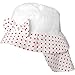 Girl's & Toddlers Pretty Polka Dot Bow Bucket Style Legionnaire Summer Sun Hat (12-18 Months (50cm), Red Polka Dot)