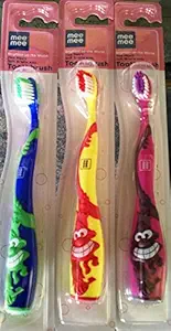 Mee Mee Kids Soft Bristle Toothbrush - Pack of 3