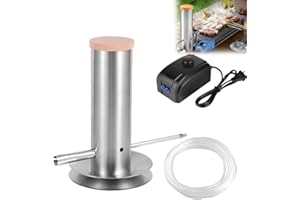Gobesty Kaltrauchgenerator Elektrisch, Kaltrauchgenerator aus Edelstahl, Rauchgenerator für Räucherofen mit Pumpe, Tragbares Räucherofen Elektrisch zum Räuchern von Lebensmitteln und Fleisch, BBQ