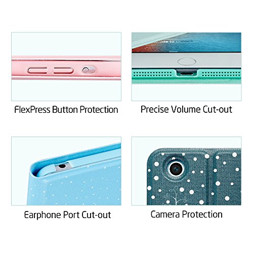 iPad Mini Hülle, ESR® Auto Aufwachen / Schlaf Funktion mit Einstellbaren Winkel Schutzhülle für iPad Mini 3/2/1 ( Illustrator Series _Groß Kumpel) - 4