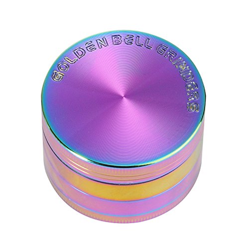 LIHAO Pollen Grinder Crusher für Spice,Kräuter,Gewürze,Herb,Kaffee 4-teiliges Set mit Pollen Scraper (Multifarben) - 4