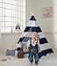 Produktbild DeceStar Blau Teepee Zelt für Kinder - 100% natürliches Baumwollsegeltuch-Spiel-Zelt für Kinder - Komm mit Matratze und Tragetasche
