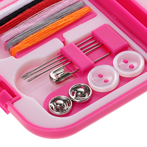 MagiDeal Tragbare Mini Reise Nähkästchen Nähzubehör Nähgarn Nähsortimentent Nähkorb Nähzeug Nähset - 4