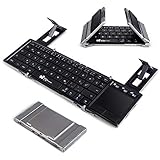 【Breit Kompatibel】 Die Faltbare Bluetooth Tastatur ist mit mehreren Geräten mit Windows / IOS / Android kompatibel. wie Smartphone / Handy / iPad / Tablet / PC Notebook.