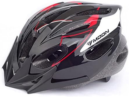 240g Ultra Light Weight -Bike Helmet, Bike Riding Helmet Combining Polycarbonate Outer Shell with Impact-absorbing Foam with 16 Cooling Vents Removable hat Bicycle Helmets for Adult Men &amp; Women ( Color : Black and red )