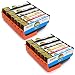 Produktbild Gohepi Ersatz für Epson 33 33XL Druckerpatronen Hohe Kapazität Kompatibel mit Epson Expression Premium XP-640 XP-530 XP-830 XP-635 XP-900 XP-630 XP-540 XP-645