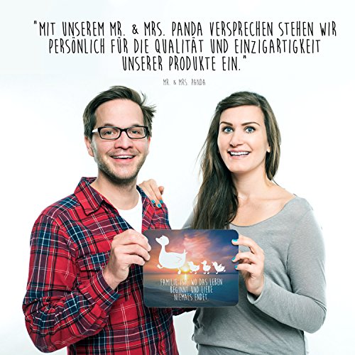 Mr. & Mrs. Panda Mauspad Druck Enten Familie – 100% handmade & handbedruckt – Enten, Entenfamilie, Kinder, Ente, Mutter Mouse Pad, Mousepad, Computer, PC, Männer, Mauspad, Maus, Geschenk, Druck, Schenken, Motiv, Arbeitszimmer, Arbeit, Büro Enten, Entenfamilie, Kinder, Ente, Mutter - 5