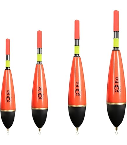THKFISH Set di 3 pose da pesca a LED, con indicatore di abbondanza, con sensore di