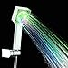 Produktbild LED Handbrause Führte Helle Dusche 7 Farben-Ändernder Dusche-Kopf LED-Helles Automatisch Niederschlag-Badezimmer-Dusche (Mehrfarbig)/250Mmx45mmx75mm