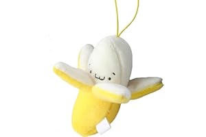 Hehglng Yellow Peeling Decoration, Birthday Gift PP Cotton Peeling Shape Plush Pendant for Decoration, Stuffed Toys