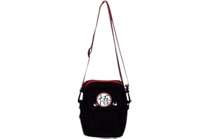 Dragon Ball Z Sac pour Garçons, Sac Bandoulière Classique au Design Goku Ajustable, Cadeau pour Enfants et Adolescents