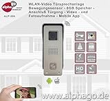 WLAN Video Türsprechanlage ALP500 - 8GB Speicher - Stromversorgung 12V Gleichspannung - Gegensprechanlage - Türüberwachung - Anschluß an vorhandenen Türglocke - Entriegelerfunktion für vorhandenen Türöffner - kein Cloud Speicher - Auflösung HD720P - Aluminium Gehäuse - Diebstahlgesichert - 2Wege Audio Duplex - Steuerung über Smartphone / Tablet - Android und IOS App - App Entwicklung in Deutschland