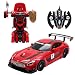 Produktbild COSTWAY 2,4G 1:14 R / C Mercedes-Benz GT3 Transformator Roboter-Auto Ferngesteuert Transformers Auto & Robot verwandelbar 1:14RS