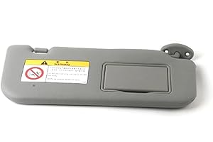 JHMHCOQ Car Sun Visor Grey Beige Left Right Sun Visor For Toyota For Vios For Yaris For Yaris L 2014 2015 2016 2017 2018 2019 2020 2021 2022 Sun Shade(Right Grey)