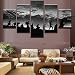 Produktbild XLST Leinwand HD Gedruckt Bilder 5 Stücke Herr Der Ringe Leinwand Malerei Wohnzimmer Wohnkultur,B,30x40x230x60x230x80x1