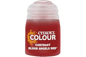 Games Workshop FANCYTHAT and SCIFI PLANET Citadel Farbdose – Contrast Blood Angels Red (18 ml)