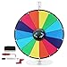 Produktbild Voilamart Glücksrad Spielzeug 24 Inch 14 Bearbeitbar Farbe Rad Spiele für Party Werbung Ferien Lotteriespiele Wortspiele