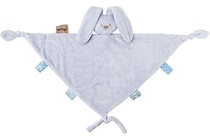 Nattou Grande Doudou per Neonato, Coniglietto Lapidou, Compagno dalla Nascita, 65 cm, Azzurro