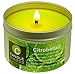 Produktbild Citrobella Kleine citronella kaars in blik Met vensterdeksel en katoenlont 90 g