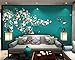 Produktbild HONGYUANZHANG Grüne Blume Und Vogel Landschaft Custom 3D Photo Wallpaper Künstlerische Landschaft Tv-Hintergrundbild,80Inch (H) X 112Inch (W)