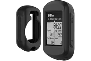 Moorovgi Etui kompatybilne z Garmin Edge 130 / Edge 130 Plus, silikonowe etui ochronne, skórka, akcesoria GPS Bike (czarne)