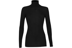 DILLING Haut à col roulé en Laine de mérinos pour Femme