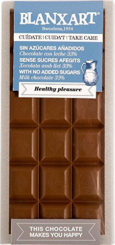 Preisvergleich Produktbild Blanxart zuckerfrei Chocolate con Leche, 34%, 100g