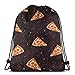 Produktbild Pizza Galaxy Drawstring Shoulder Bags Gym Bag Travel Backpack Lightweight Gym for Men Women 16.9"x14"