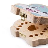 ELENKER Aufbewahrungsbox für Kinder Baby Zähne Milchzähne Box Geschenk für Kinder - 6
