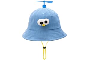 SHDIEHJFMLDH Sombrero Helicóptero,Sombrero Pescador Hélices,Plegable Bucket Hat,Encantador Niño Sombrero de Sol de Playa para NiñOs De 1 A 6 AñOs, NiñOs Y NiñAs（54cm）