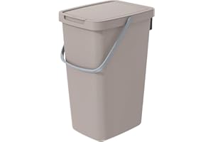 Keden Systema Q Cubo de Basura Cubo de Reciclaje (20L, Marrón Claro)