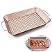 Produktbild RANRANHOME Grillkorb - Grill-Gemüsekorb, Nicht Klebriger Edelstahl-Grill-Wok, Quadratisch Mit Griff Grillpfanne Grillzubehör Grillutensilien