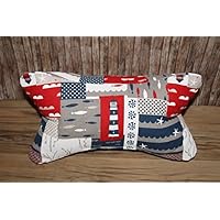 Leseknochen Nackenstütze Nackenrolle Buchstütze Relaxing Neck Pillow Tabletstütze Lagerungskissen Maritim Leuchtturm Dekokissen Kissen