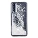 Produktbild HopMore Huawei P20 PRO Hülle Silikon Glitzer 3D Flüssig Transparent Motiv Muster Kreativ Lustig Schutzhülle Durchsichtig Handyhülle für Huawei P20 Pro Ultra Dünn Stoßfest Gummi Case Cover Slim Bumper - Weiße Feder