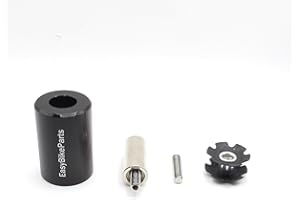 Easybikeparts Bicycle Fork Star Nut Set Bike Headset Star Nut Bike 1 1/8" Fork Installer for Mountain Road Bike Hybrid Bike 4 PCS