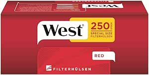 H&uuml;lsen West Red Special - 4x 250er Karton (1.000 Filterh&uuml;lsen)