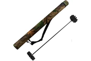Huntingdoor Back Quiver Archery Arrow Tube Carrier with EVA Foam Arrows Rack Separator Arrow Shoulder Hold 12pcs Arrows