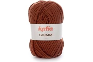Lanas Katia Canada Ovillo de Color Marron Cod. 23