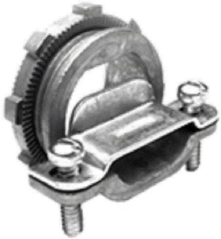 Bridgeport 675-DC2 1.5-Inch Strap-Type Connector, 5-Pack