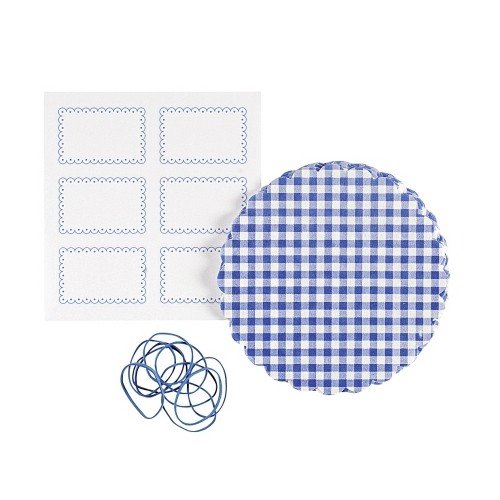 Preisvergleich Produktbild DECKCHEN-SET ROT KARIERT 1012