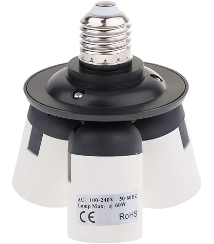 3 in 1 lampadina portalampada adattatore Splter Standard E27 cambia 3E27 portalampada da Studio  39
