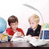 WenTop LED Schreibtischlampe,leselampe,100% natürliches Licht, portable tischlampe,3 Level Dimmer Touch Control, Energiespar-Tischlampe für das Studieren, Büro, kampieren oder reisen Ect. – weiß - 7