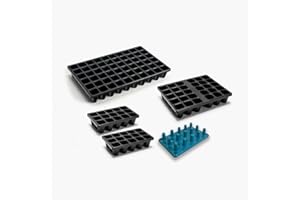 Containerwise Charles Dowding Starter Pack No Dig 1x CDDP, 2x CD15, 1x CD30, 1x CD60 Long-Life Propagation Trays, Seed Trays, 15 30 60 Cells