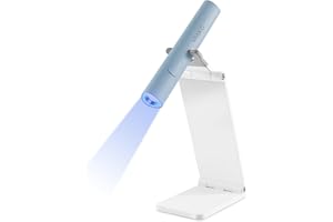 ‎VRAIKO VRAIKO Minicure Handheld UV-Licht für Gelnägel, Tragbare UV Nagellampe mit Ständer, Wiederaufladbare Mini LED Nagellampe Nageltrockner für schnelles Aushärten (Blau)