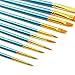 Vovotrade® 10Pcs Artists Paint Brush Set Acrylic Watercolor Round Pointed Tip Nylon Hair