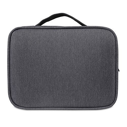 BUBM 3 Stücke Mehrfachfunktion Kabelorganiser Tasche Reisetasche für Elektronische Zubehöre wie Netzteil, Maus und USB Stricks, Schwarz - 5