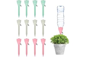 Uoimky Irrigation Goutte à Goutte Kit, 12Pcs Arrosage Plantes Automatique avec Vannes arrosages automatiques réglables Goutte à Goutte Bouteille pour Les Plantes d'intérieur et d'extérieur